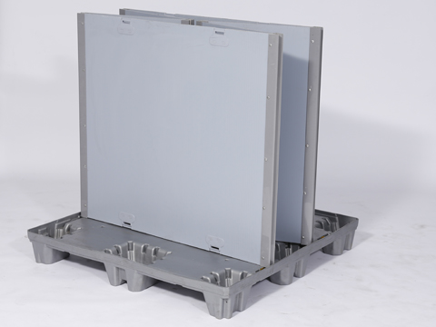 Caja plegable sólida de panal de PP