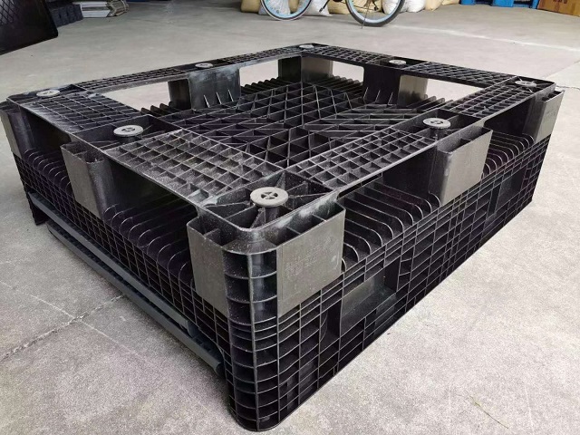 Cajas de paletas de plástico euro plegables, reforzadas, reutilizables y grandes