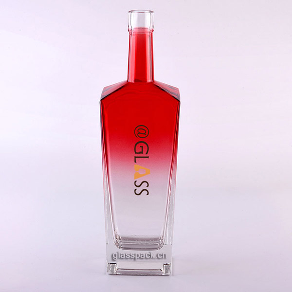 70CL Colored Glass Vodka Bottle 