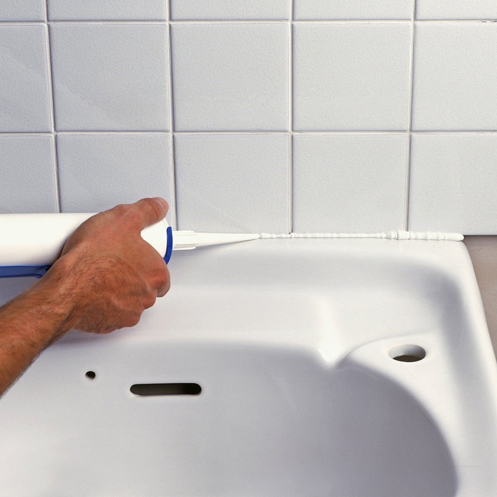 15 Pieces Caulk Finishing Tool Kit, Caulk Caps Sealant Finishing Tool for Bathroom Kitchen and Floor Sealing (Blue,Black,White,Red)