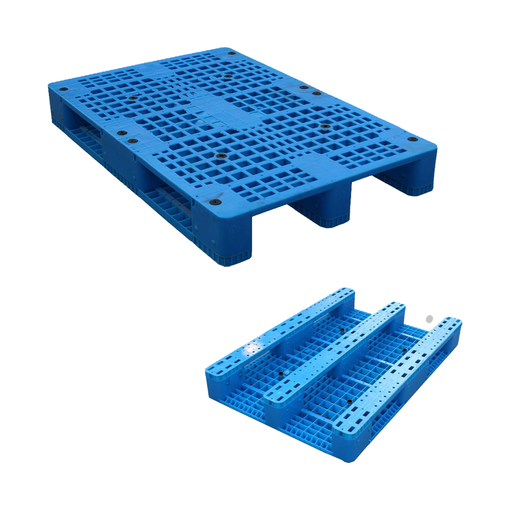 1200*800 три бегунка Hdpe синий пластиковый поддон