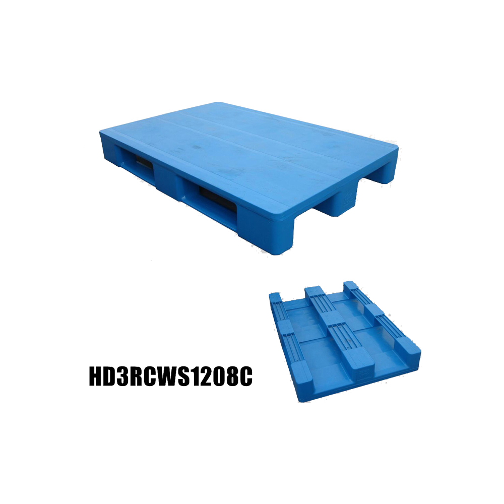 Plataforma de plástico resistente de una sola cara con cubierta cerrada 1200*800