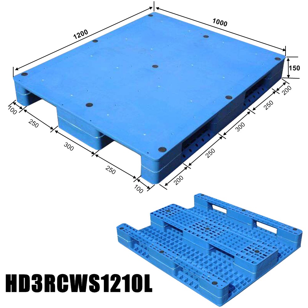 1200 x 1000 стандартных поддонов из прочного полиэтилена и пластика