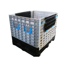Contenedor de almacenamiento de paletas de plástico plegable sólido grande