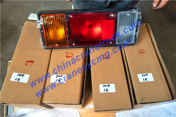 Customer order lights for his QY70K-I truck crane