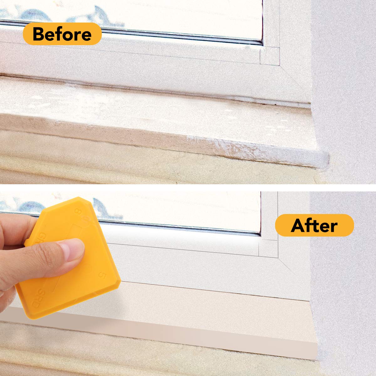 Sealant Spatula Joint Silicone Grout Remover Scraper Sealant Profiler Silicone Smooth Spatula