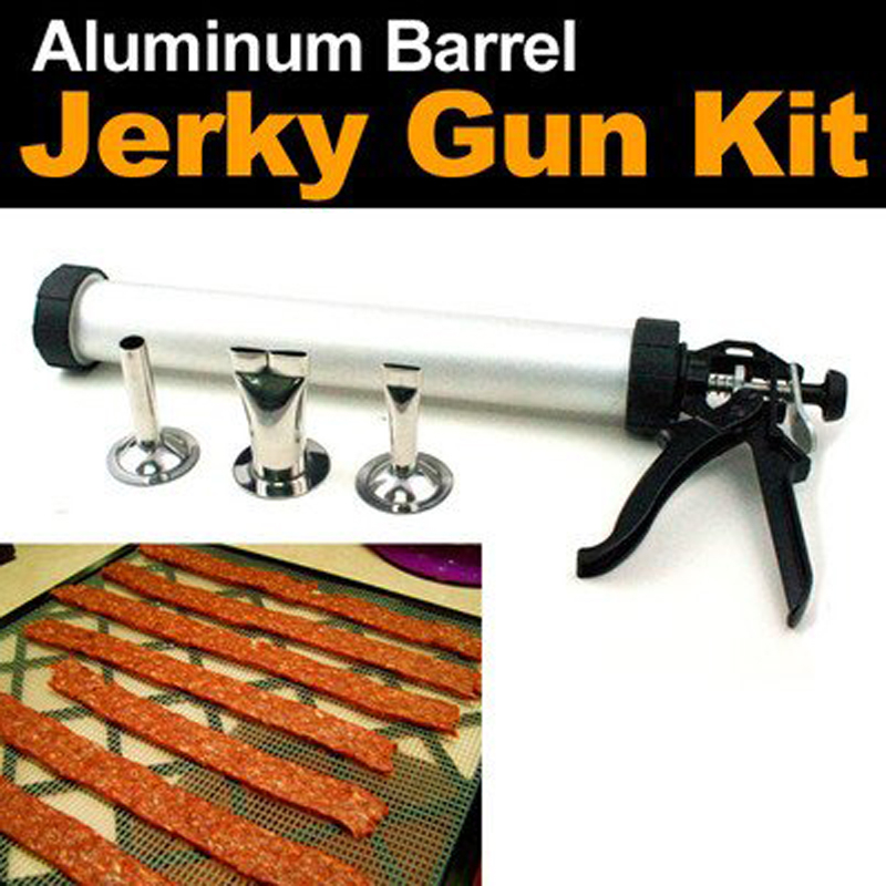 Popular on Amazon Beef Jerky Gun Kit with Stainless Steel NozzlesPROFESSIONAL JERKY GUN KIT