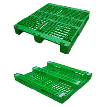 1300*1200 tres corredores abren plataformas plásticas de Rackable del verde de la cubierta