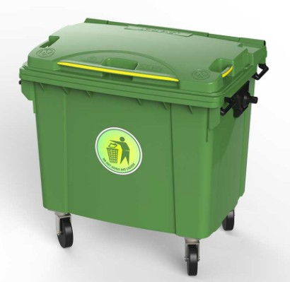 Мусорный бак на 800 литров на колесах 