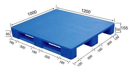 1210 palet de plastico