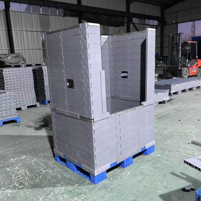 Contenedores modulares de paletas de plástico