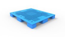 Plataformas de piso de plástico de transporte de malla duradera azul grande