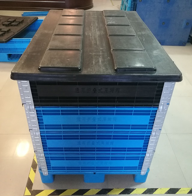 Caja de paquete de funda de collares de paleta de plástico plegable con tapa