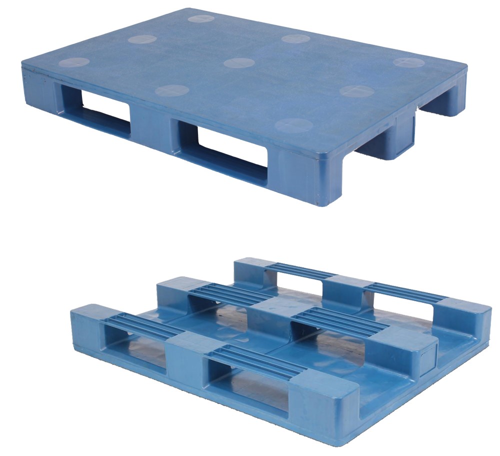 Europalets de plástico higiénicos apilables 1200 x 800