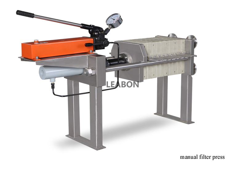XQY04/450-30U Stainless Steel Manual Hydraulic Filter Press