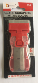 Raspador de cristal con 5 láminas (BC-P652)