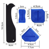 Yato Silicone Spreading Tool Sealant Spreader Forming Scraper with Silicone Tiling Cutter Fugi Kit Tool Set of 8