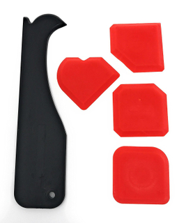5 Pieces Caulking Tool Set Silicone Acrylic Remover Scraper Grout Finishing Tool for Kitchen Bathroom Floor Sealant Sealing Joint Smoother