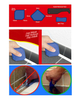 Silicone Sealant Finishing Tools – Silicone Smoothing Caulking Profile Line Joint Corner Tool With Caulk Remover Tool, Sealant Smoother Profiler Former Applicator Edger, 8 Piece