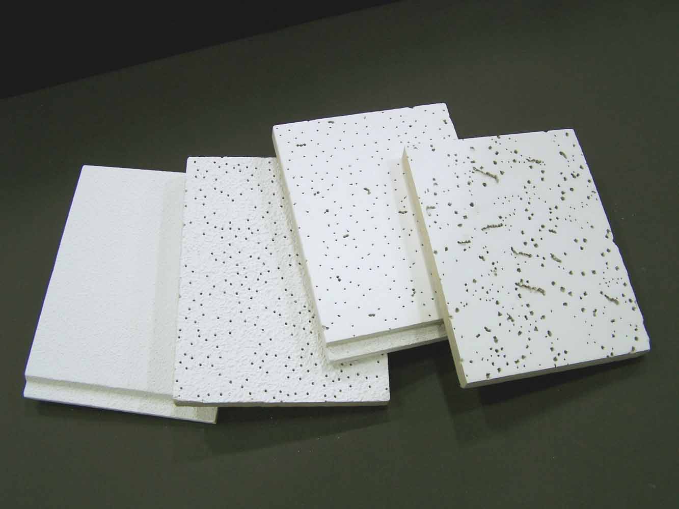 Mineral Wool Fiber Ceiling Tiles 595X595mm, 600X600mm