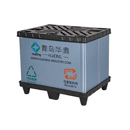 800*600 Folding Plastic Storage Sleeve Pallet Box