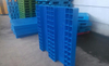 Paletas de carretilla elevadora de plástico de perfil bajo cuadradas reutilizables de HDPE