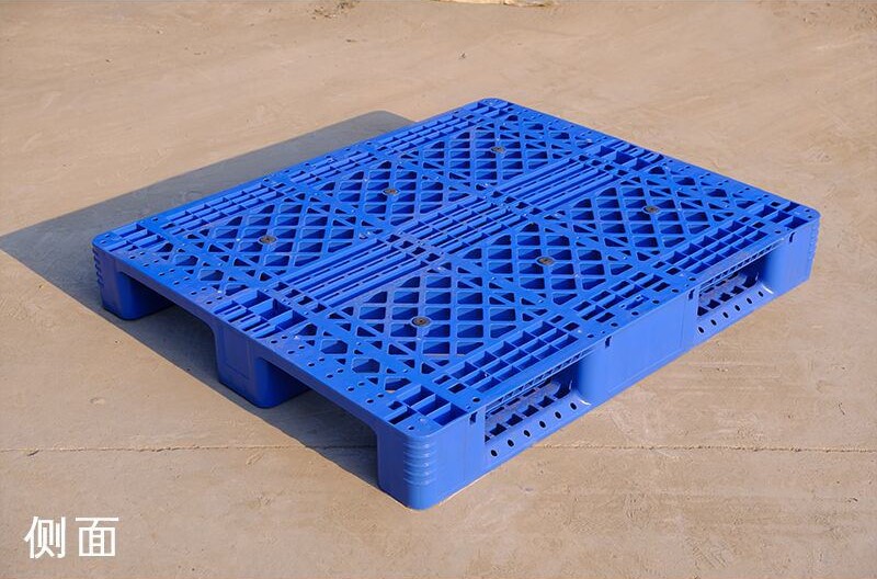 Plataforma de patines de plástico de anidación de malla de HDPE de 1200 x 1000 4 vías