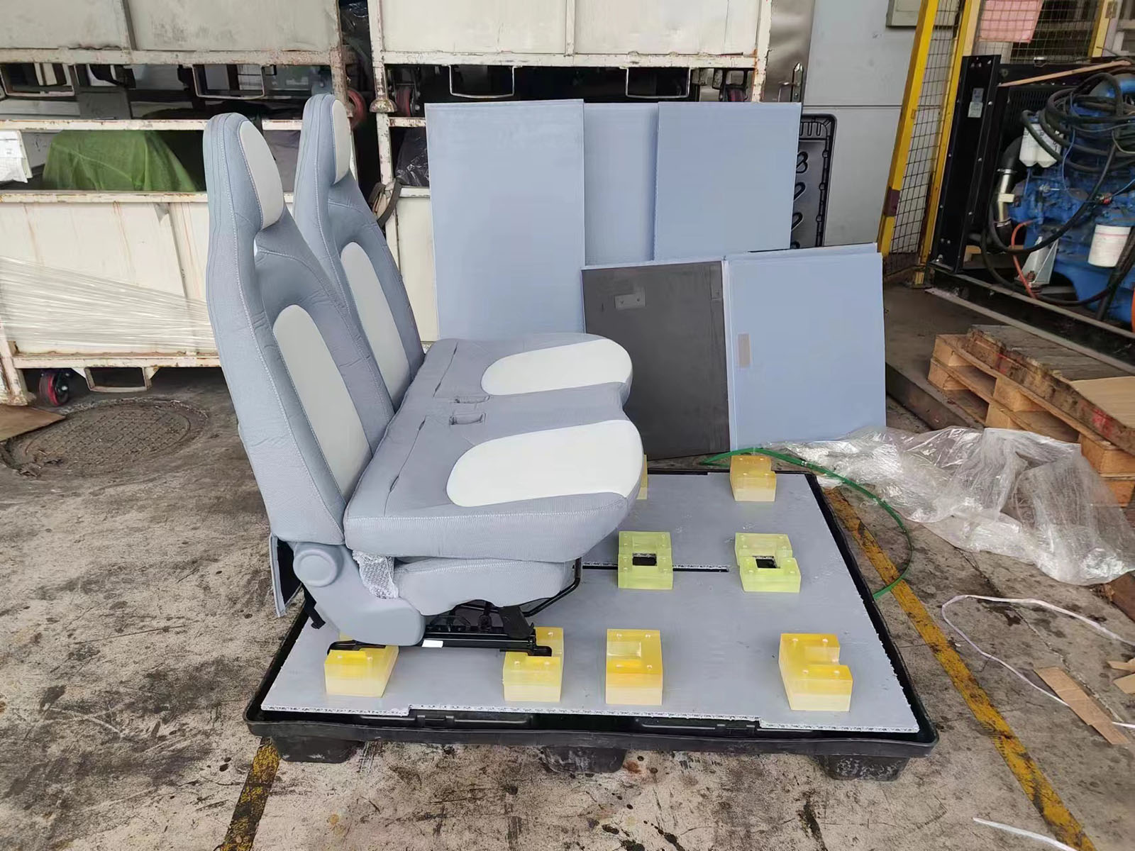 Paleta de plástico automotriz