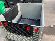 Contenedor de paleta plegable de plástico europeo apilable grande