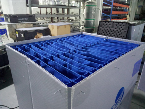 caja de paleta plegable de plástico