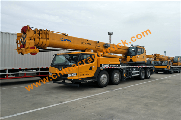 Customer order XCMG 50 ton truck crane QY50KA