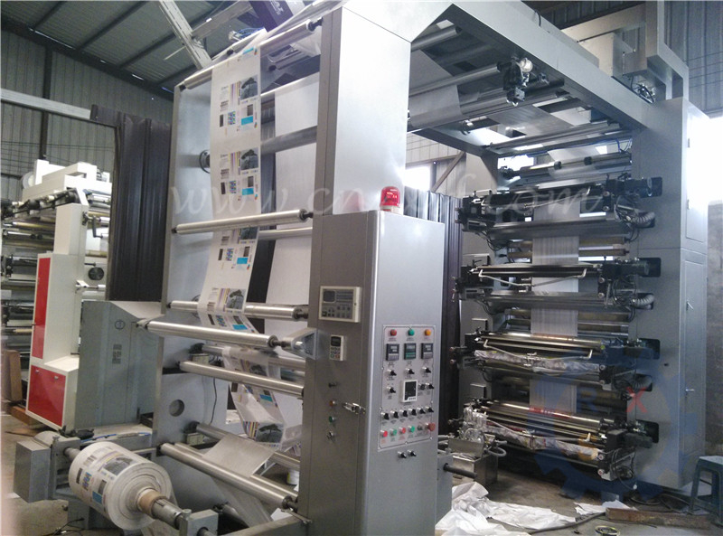 8 color flexographic printing machine