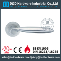Antirust Decorative Crank ที่จับคันโยกแข็งสำหรับประตูภายใน - DDSH103