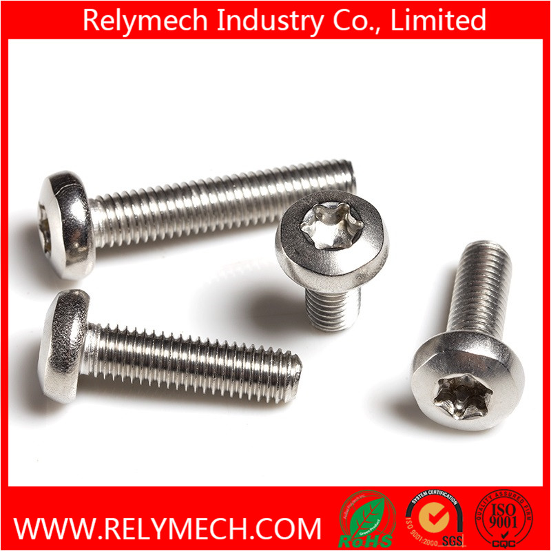 Plum Flower Head Pan Head Machine Screw in Stainless Steel 304