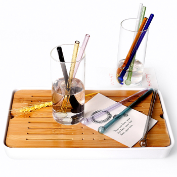 Reusable Borosilicate Glass Straws Amazon Hot Sale