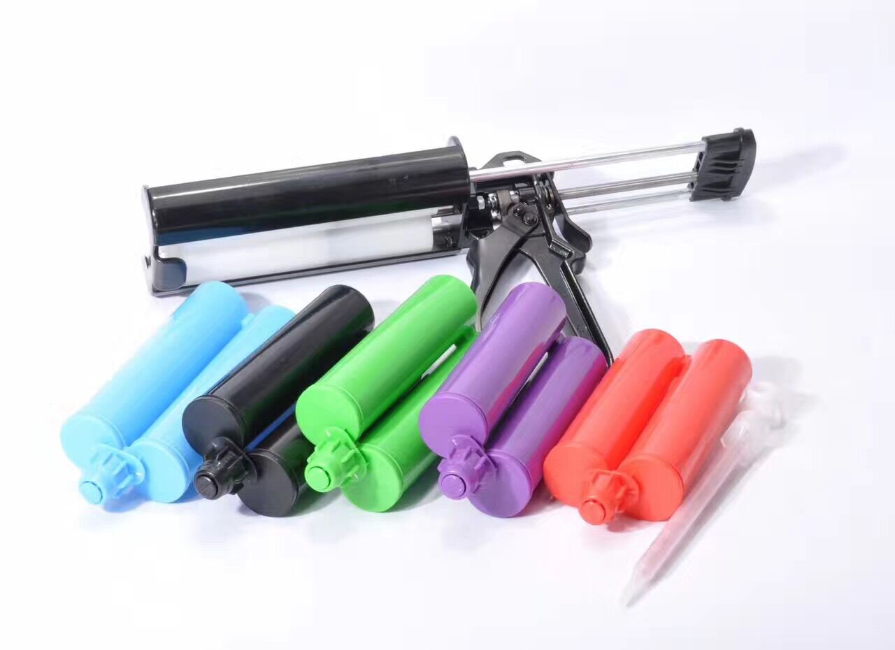 400ML Dual Component Professional Caulking Gun, Two Part Adhensive Applicator