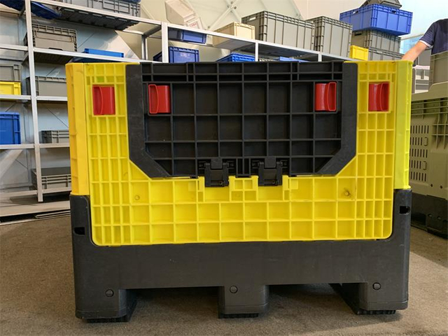 Recycled Reinforcing Rib Plastic Pallet Box for Storage
