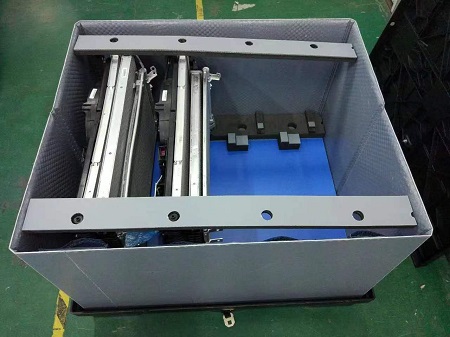 Embalaje reutilizable Caja de paquete de manga de plástico