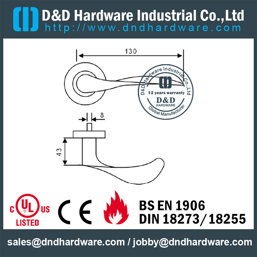 防盗门锁拉手 - DDTH110