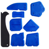 Yato Silicone Spreading Tool Sealant Spreader Forming Scraper with Silicone Tiling Cutter Fugi Kit Tool Set of 8