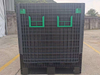 Caja de almacenamiento de paletas de plástico higiénico para carretilla elevadora reciclable