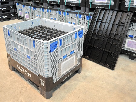 Embalaje reutilizable de caja de paletas de plástico