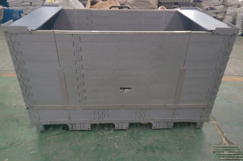 Caja de paletas de plástico plegable extra grande HDPE FLC