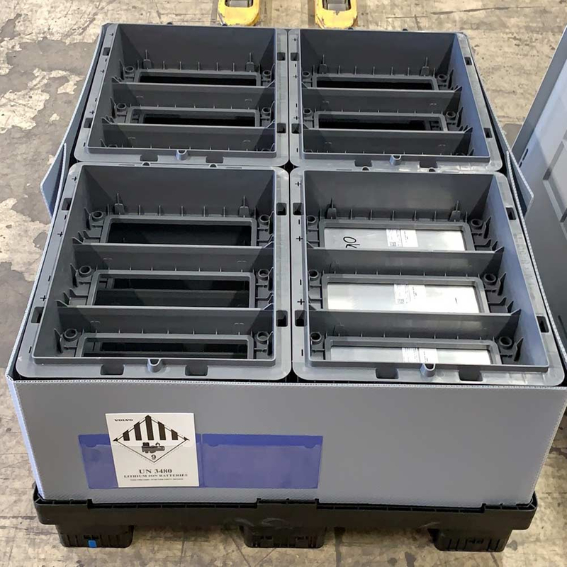 Recipientes a granel de plástico reutilizables (cajas Tecpack)