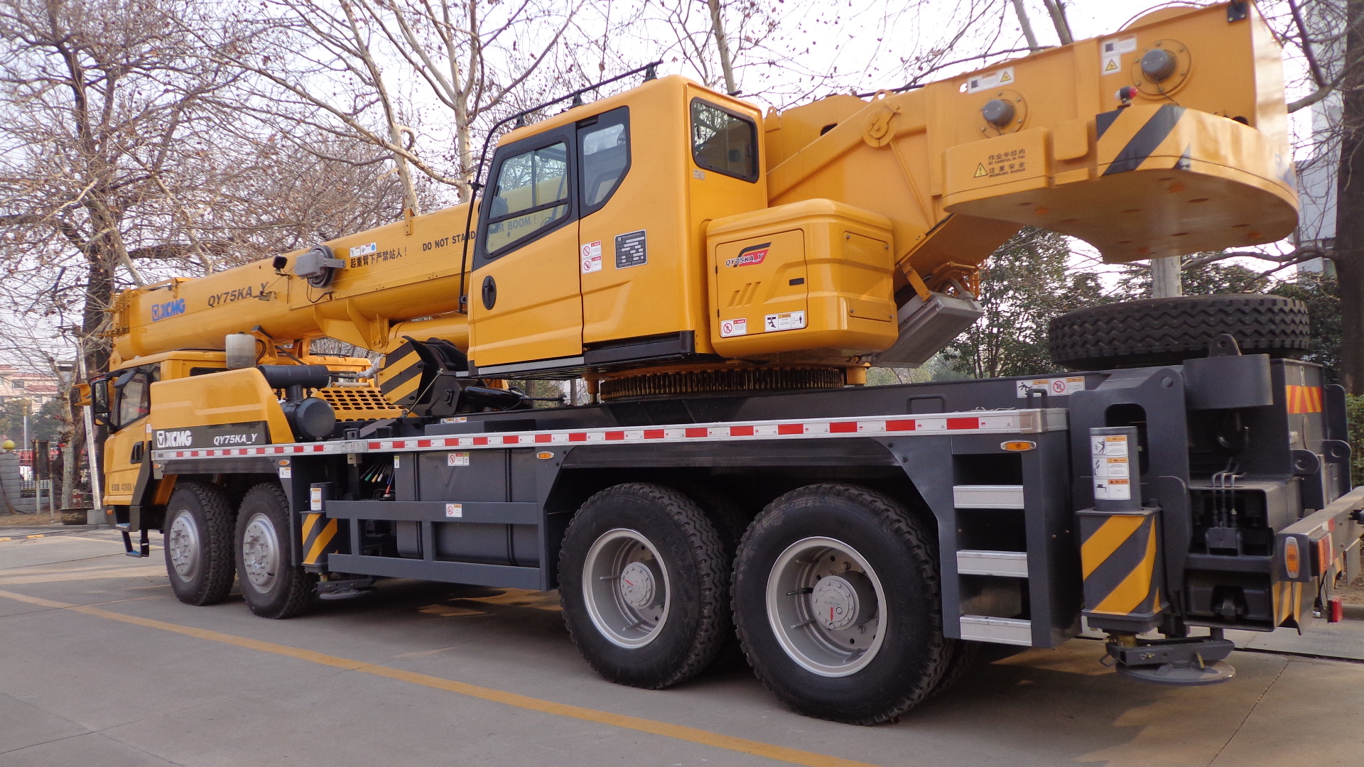 XCMG 75 ton right hand drive truck crane QY75KA_Y from China ...