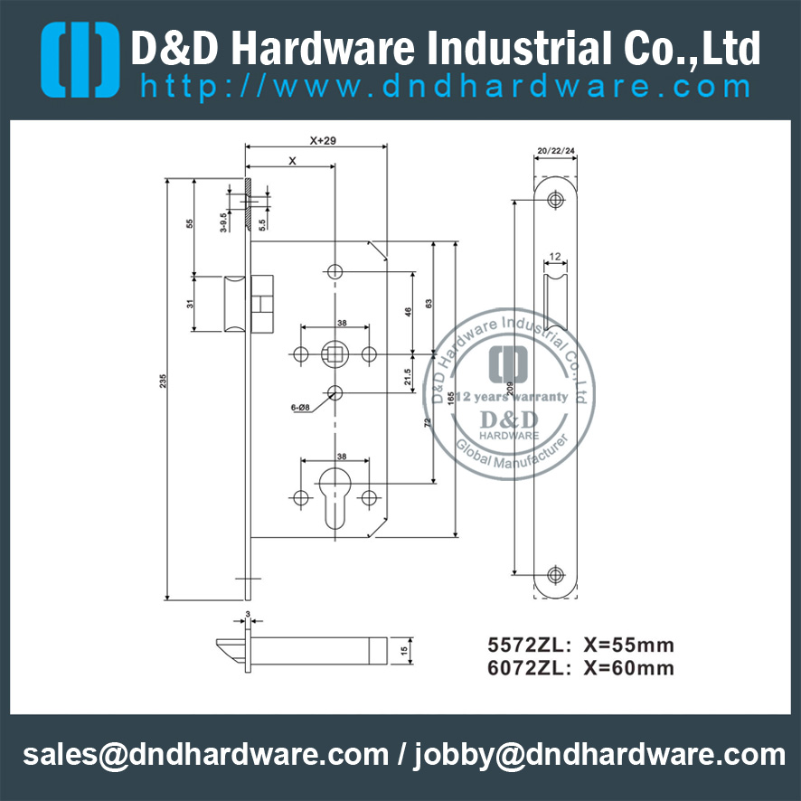 DD5572ZL-dimensi