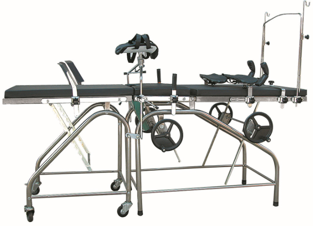 Stainless Steel Obstetric Bed (model QZC-83A)