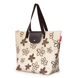 600D polyester foldable tote bag