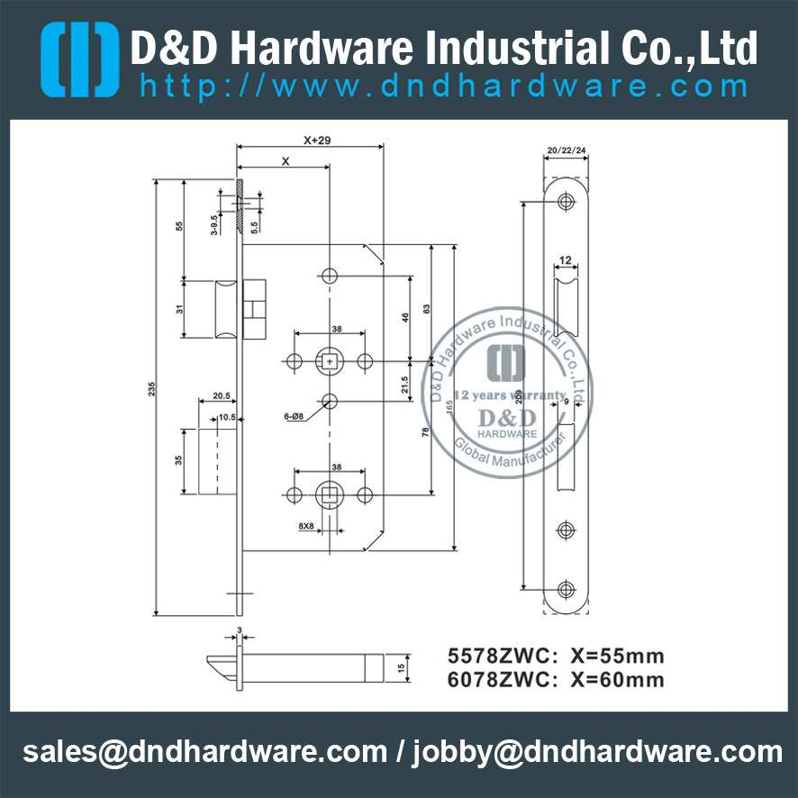 DD5578ZWC-dimensión