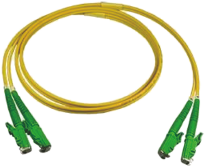 Cable de conexión de fibra óptica E2000 con conector APC